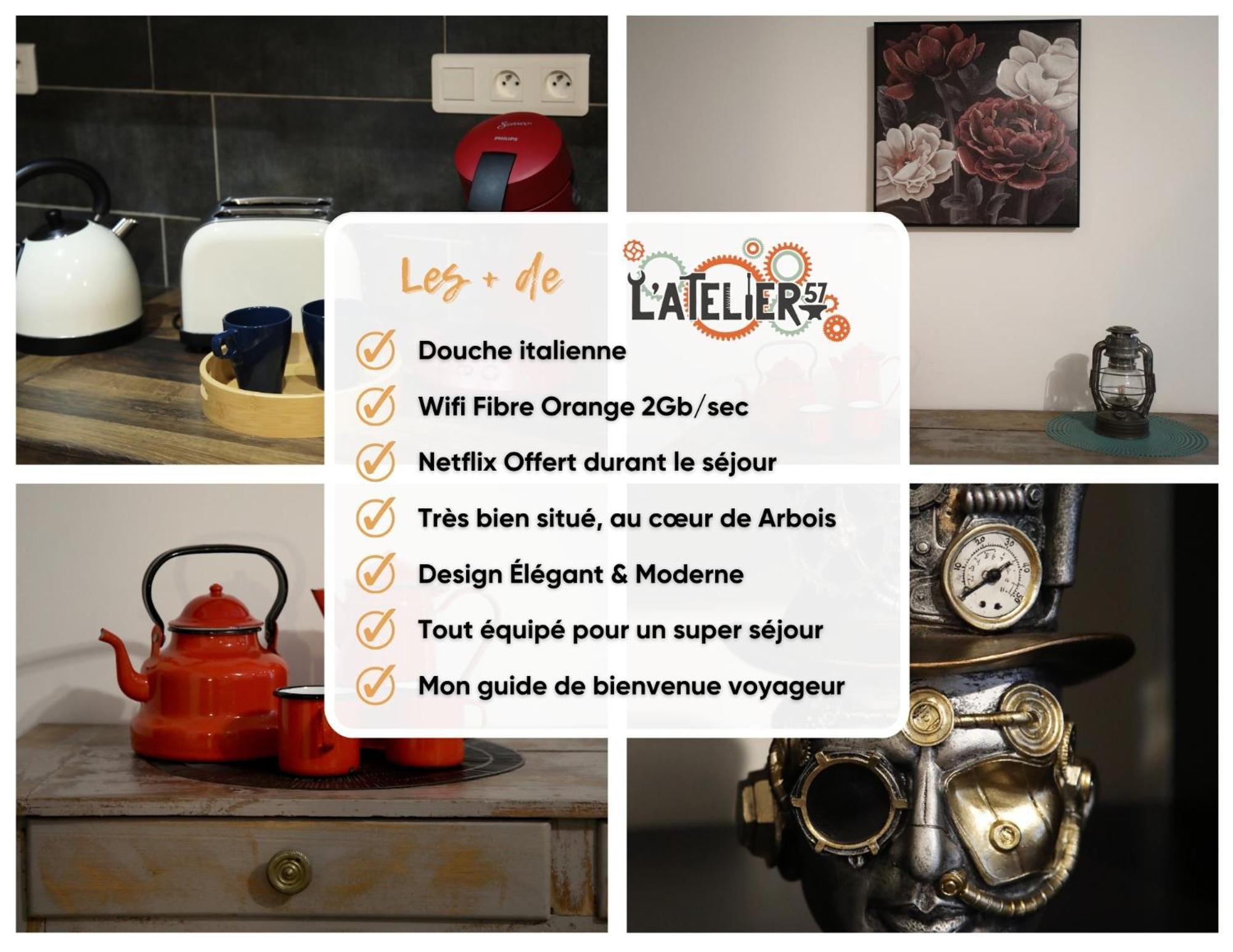 아르보아 L'Atelier 57 - Votre Meuble Authentique ! 아파트 외부 사진