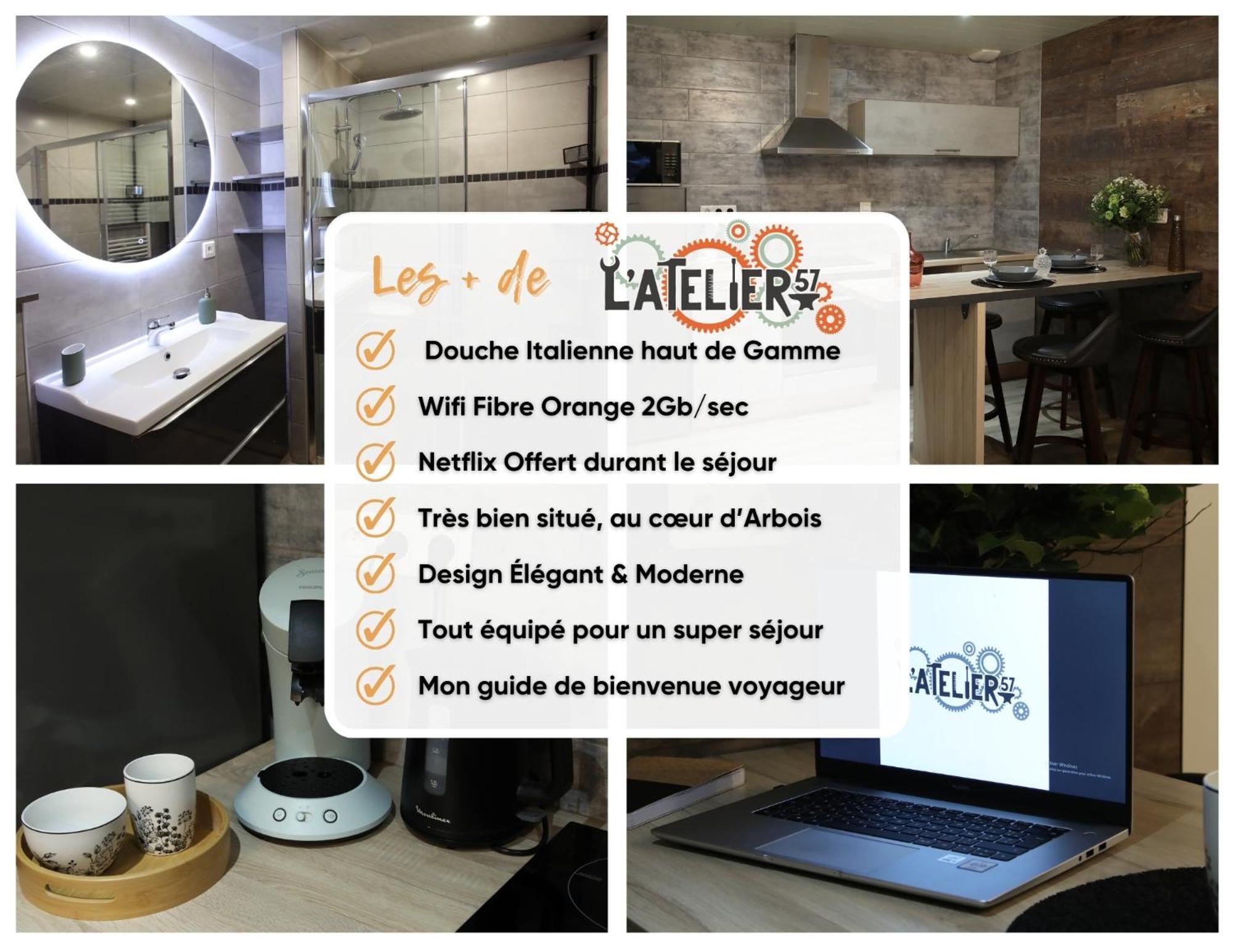아르보아 L'Atelier 57 - Votre Meuble Authentique ! 아파트 외부 사진