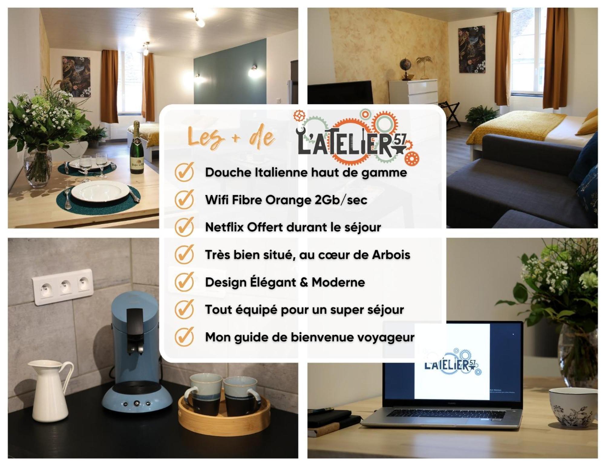 아르보아 L'Atelier 57 - Votre Meuble Authentique ! 아파트 외부 사진